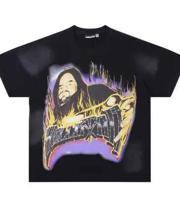 Hellstar Black T-shirts Vintage Inspired Graphicamp; Fiery Rock Aesthetic #A54226