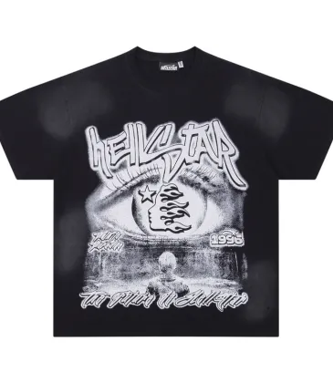 Hellstar T-shirts Trippy Eye Artamp; Retro Infused Streetwear Vibe Black #A54222