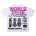 Hellstar White T-shirts Bold Graphic Artamp; Heaven Sounds Like Statement  #A54225