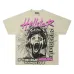 Hellstar White T-shirts Bold Graphic Artamp; Heaven Sounds Like Statement  #A54225