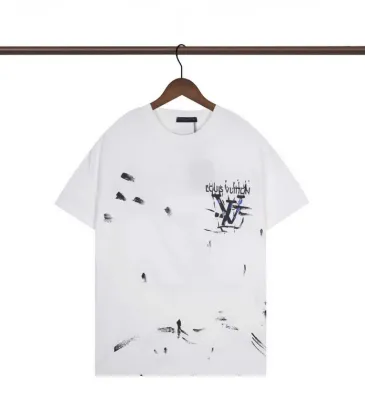 Black T Shirt with Abstract Brush Stroke Print and Artistic Logo Graphic for Men #A54255 Black T Shirt with Abstract Brush Stroke Print and Artistic Logo Graphic for Men #A54255