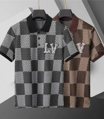 Louis Vuitton T-Shirts for Men' Polo Shirts Plaid crystal #A46560