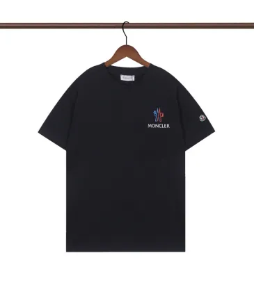 Moncler T-shirts for men Black/White #A47628 Moncler T-shirts for men Black/White #A47628