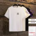 Moncler T-shirts for men Black/White Weight 300g 100% cotton #A53016