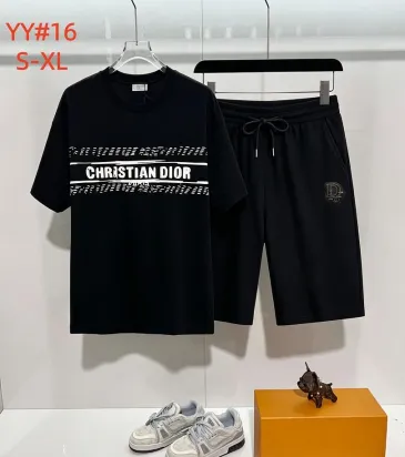 Dior tracksuits for Dior Short Tracksuits for men #A66518