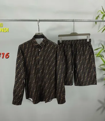 Fendi Tracksuits for Fendi Short Tracksuits for men #A63235