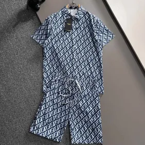Fendi Tracksuits for Fendi Short Tracksuits for men #A67045
