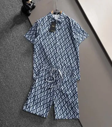 Fendi Tracksuits for Fendi Short Tracksuits for men #A67045
