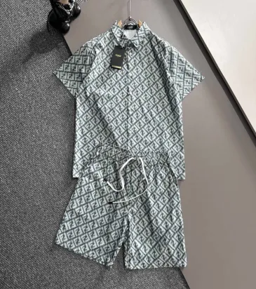 Fendi Tracksuits for Fendi Short Tracksuits for men #A67046