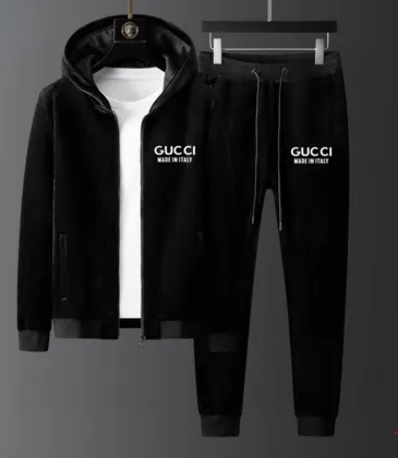  Tracksuits for Men's long tracksuits Fleece-lined and thickened #A58005