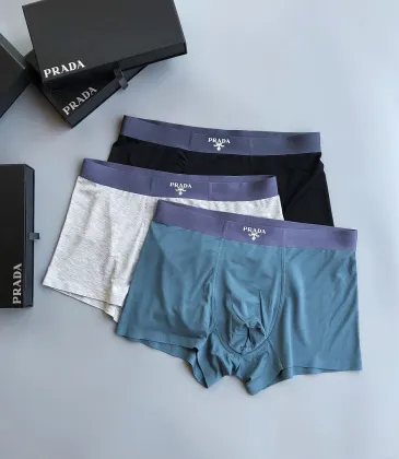 PRADA Underwears 3 pairs per box #A65851 PRADA Underwears 3 pairs per box #A65851