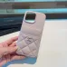 Chanel card holder/phone case  double-layer card slot  pebbled texture PU leather soft and comfortable case   #A57780