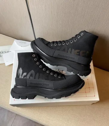 Alexander McQueen High Boots for Men Women McQueen Sneakers #999922101 Alexander McQueen High Boots for Men Women McQueen Sneakers #999922101