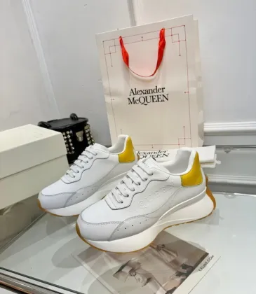 Alexander McQueen Shoes for Unisex McQueen Sneakers #A55838 Alexander McQueen Shoes for Unisex McQueen Sneakers #A55838