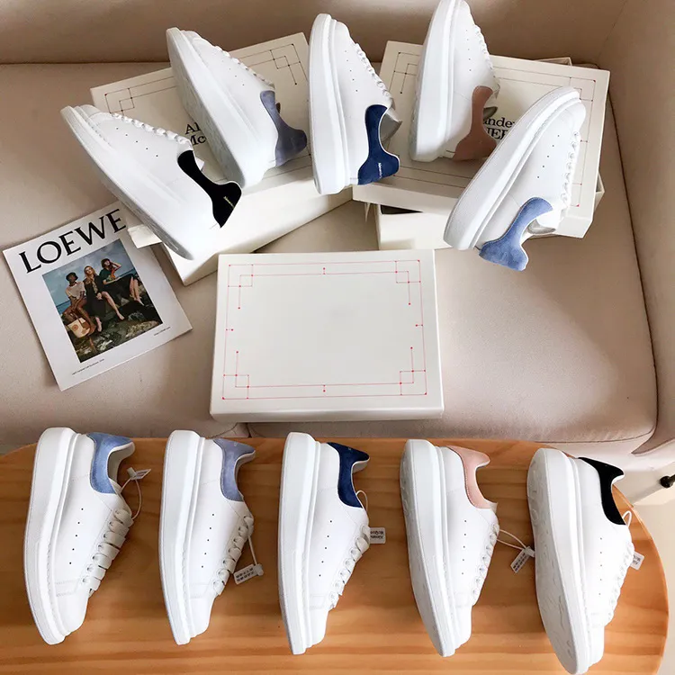 Alexander McQueen Shoes for Unisex McQueen Sneakers Small white shoes women's 2022 new couple all-match thick-bottomed sponge cake to increase sports and leisure leather board shoes #999924913 Alexander McQueen Shoes for Unisex McQueen Sneakers Small white shoes women's 2022 new couple all-match thick-bottomed sponge cake to increase sports and leisure leather board shoes #999924913