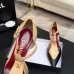 Chanel Two Tone Double C Pointed Toe Slingback Stiletto Pumps #A66679