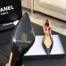 Chanel Two Tone Double C Pointed Toe Slingback Stiletto Pumps #A66679