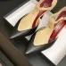 Chanel Two Tone Double C Pointed Toe Slingback Stiletto Pumps #A66679