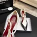 Chanel Two Tone Double C Pointed Toe Slingback Stiletto Pumps #A66680
