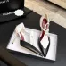 Chanel Two Tone Double C Pointed Toe Slingback Stiletto Pumps #A66680