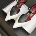 Chanel Two Tone Double C Pointed Toe Slingback Stiletto Pumps #A66681