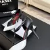 Chanel Two Tone Double C Pointed Toe Slingback Stiletto Pumps #A66681