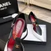 Chanel Two Tone Double C Pointed Toe Slingback Stiletto Pumps #A66681