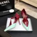 Chanel Two Tone Double C Pointed Toe Slingback Stiletto Pumps #A66682