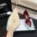 Chanel Two Tone Double C Pointed Toe Slingback Stiletto Pumps #A66682