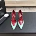 Chanel Two Tone Double C Pointed Toe Slingback Stiletto Pumps #A66682