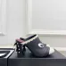 Chanel Two Tone Leather CC Block Heel Mules 8.5cm Heels #A66634
