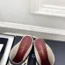 Chanel Two Tone Leather CC Block Heel Mules 8.5cm Heels #A66635