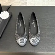 Chanel shoes for Women's Ballet flats Black #A48901 Chanel shoes for Women's Ballet flats Black #A48901