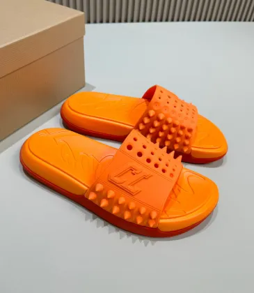 Christian Louboutin Shoes for Men's CL Slippers #A35073 Christian Louboutin Shoes for Men's CL Slippers #A35073