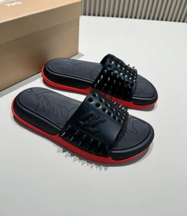 Christian Louboutin Shoes for Men's CL Slippers #A35075 Christian Louboutin Shoes for Men's CL Slippers #A35075