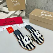 Christian Louboutin Shoes for Women's CL Slippers #A38130 Christian Louboutin Shoes for Women's CL Slippers #A38130