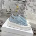Dior Oblique Embroidery Platform Canvas Sneakers 4.5cm Sole #A66696