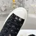 Dior Oblique Embroidery Platform Canvas Sneakers 4.5cm Sole #A66697