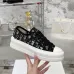 Dior Oblique Embroidery Platform Canvas Sneakers 4.5cm Sole #A66697