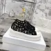 Dior Oblique Embroidery Platform Canvas Sneakers 4.5cm Sole #A66697