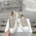 Dior Oblique Embroidery Platform Canvas Sneakers 4.5cm Sole #A66698