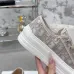 Dior Oblique Embroidery Platform Canvas Sneakers 4.5cm Sole #A66698