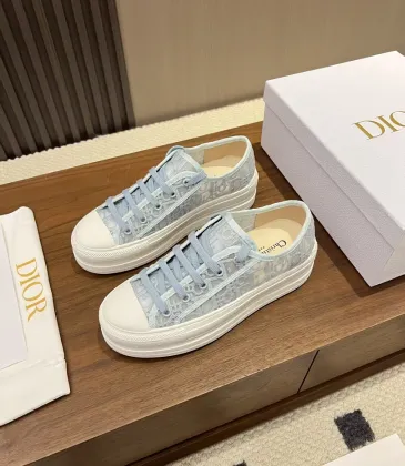 Dior Women's Oblique Embroidered Mesh Sneakers #A66051 Dior Women's Oblique Embroidered Mesh Sneakers #A66051