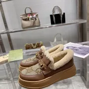 Gucci Shoes for Women Gucci Boots snow boots heel height:3cm #A58291 Gucci Shoes for Women Gucci Boots snow boots heel height:3cm #A58291