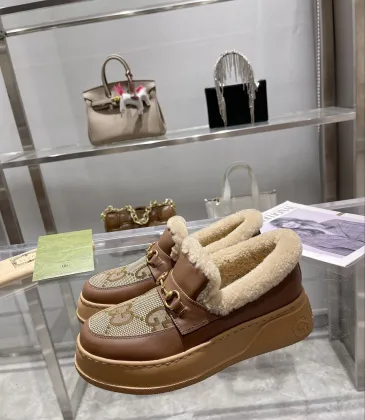 Gucci Shoes for Women Gucci Boots snow boots heel height:3cm #A58291