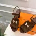 Hermes Style Platform Sandals with H Buckleamp; Tassel 10cm Heel #A66238