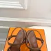 Hermes Style Platform Sandals with H Buckleamp; Tassel 10cm Heel #A66238