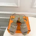 Hermes Style Platform Sandals with H Buckleamp; Tassel 10cm Heel #A66240