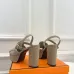 Hermes Style Platform Sandals with H Buckleamp; Tassel 10cm Heel #A66240