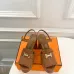 Hermes Style Platform Sandals with H Buckleamp; Tassel 10cm Heel #A66243